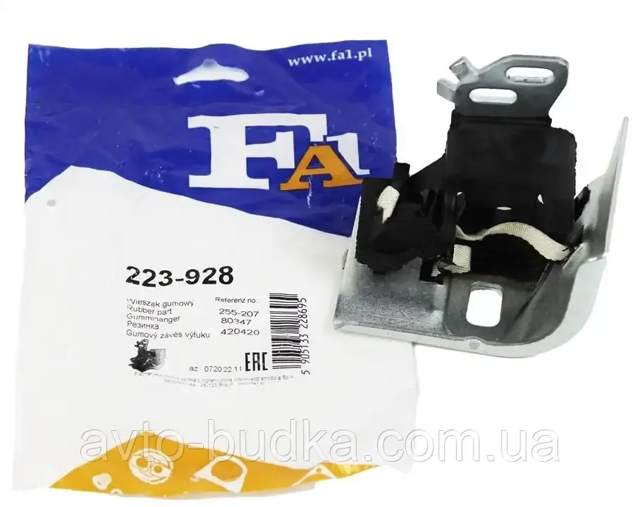 Резинка для кріплення глушника (середня) на Renault Scenic II 2003-2008 Fischer 223-928 Київ - фото 1