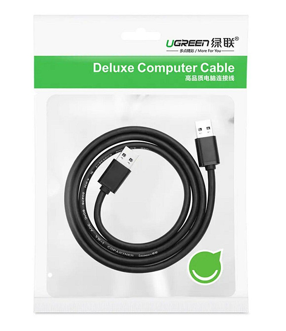 Кабель UGREEN USB 2.0 A Male to A Male Cable 2m (Black) UGR-10311 Одеса - фото 2