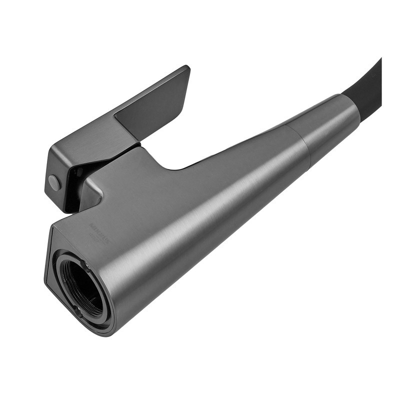 Кухонний змішувач MIXXUS ETNA 014-T NUT GRAPHITE REFL.BLACK графітовий з чорним силіконовим виливом MI8422 Харків - фото 4