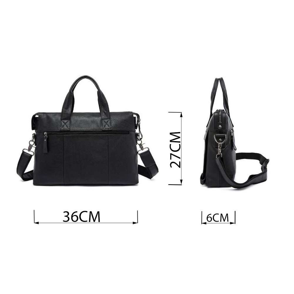 Сумка-чехол для ноутбука Vintage 14799 Черная Киев - изображение 3