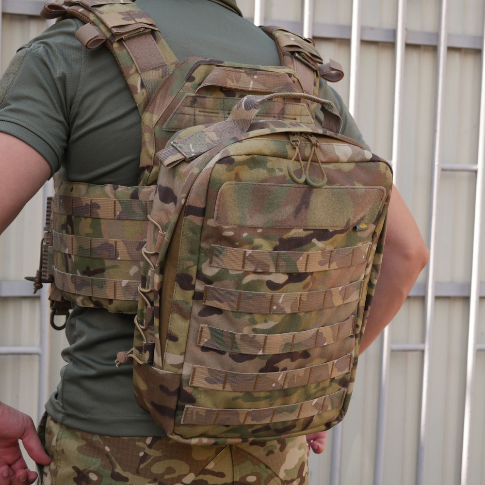 Штурмовий рюкзак 10л. кордура мультикам. Тактичні рюкзаки, рюкзак штурмовий multicam Київ - фото 7