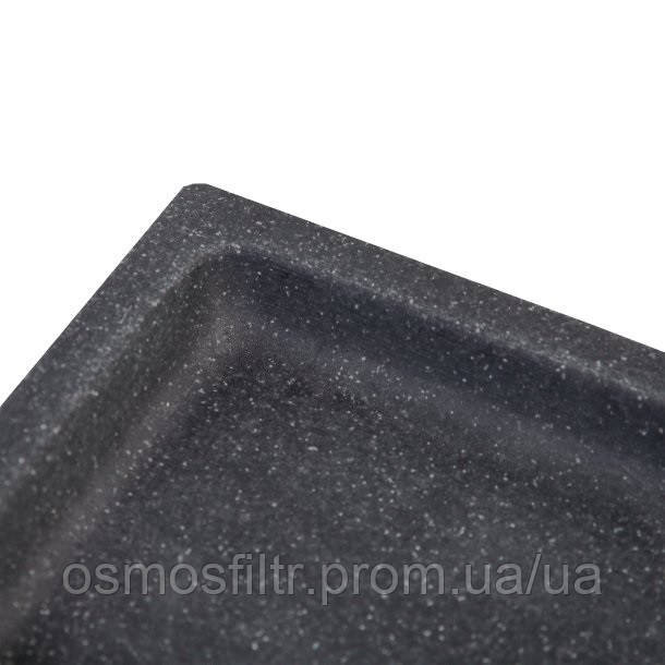 Мильниця Axentia Ліндос чорна з декором полігума 11.3x2x8 см 248 г (134476) Київ - фото 3