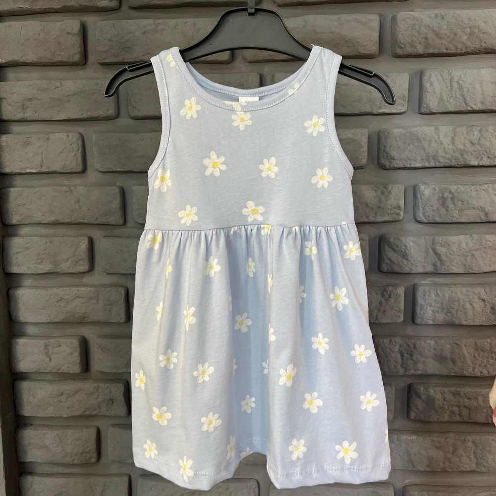 Дитяча Літня Сукня Блакитна з Квіточками LC Waikiki 3-4 роки (98-104см) Київ - фото 4