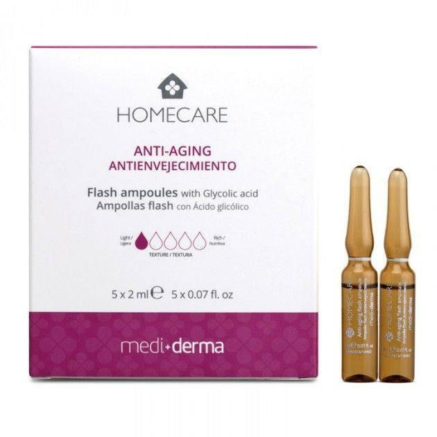 Омолоджувальна сироватка в ампулах Medi + derma Antiaging Flash Ampoules 5x2 мл Дніпро - фото 1