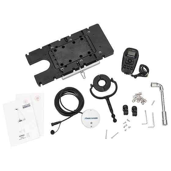 Бесщеточный троллинговый мотор MAKOSHARK GPS 65Lbs 12V (SV155-60) черный с функцией электроякоря Киев