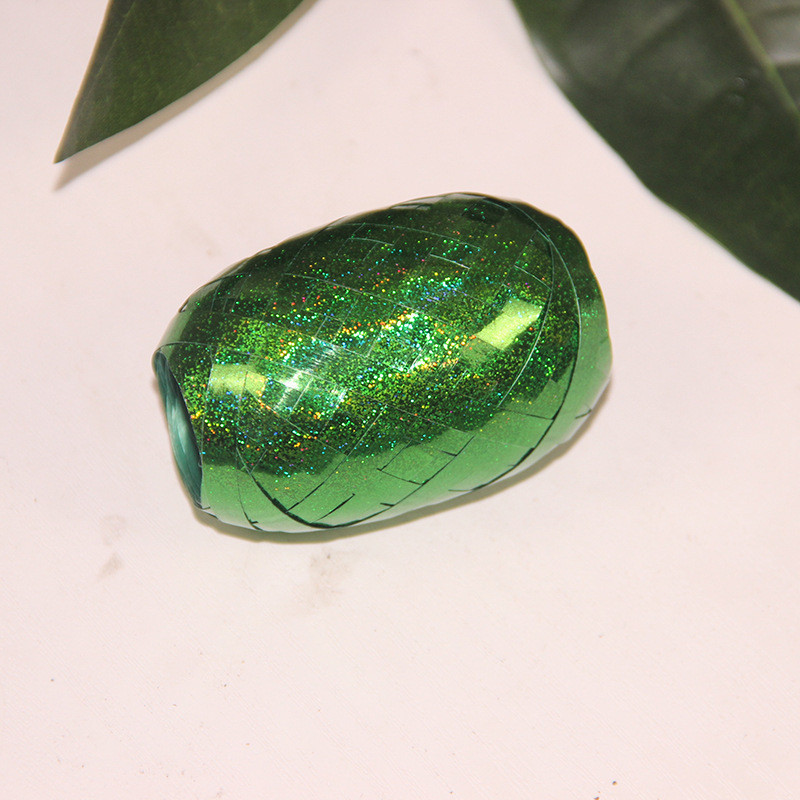 Лента для шариков с голограммой 5 мм на 10 м зеленый Киев - изображение 3