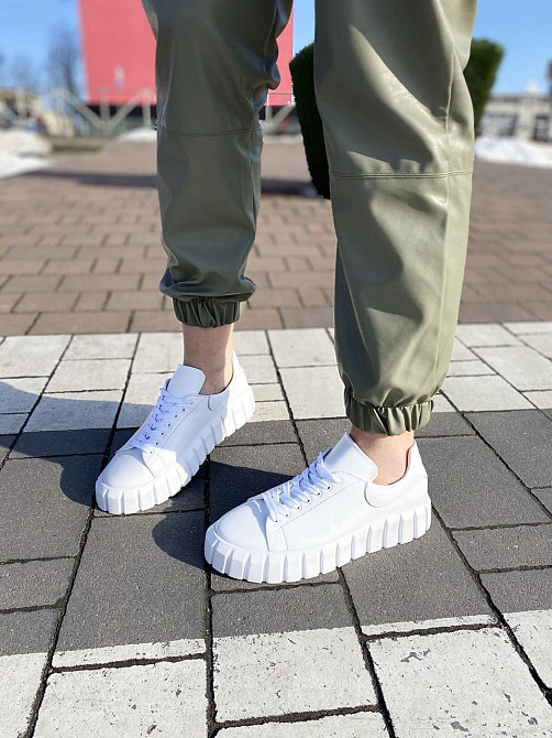 Rosta Кросівки жіночі ROSTA 2005 білі (весна-осінь, шкіра натуральна) (4318) лише 38р. Коломыя - изображение 3