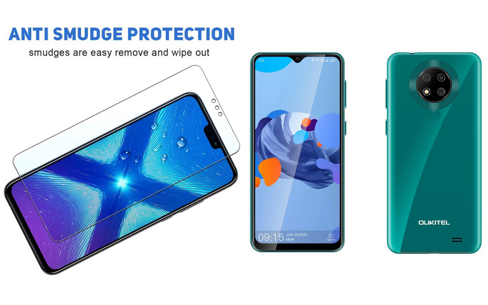Защитное стекло NeoGlass для OUKITEL C19, OUKITEL C19 Pro – ультрапрозрачное и устойчивое Киев - изображение 3
