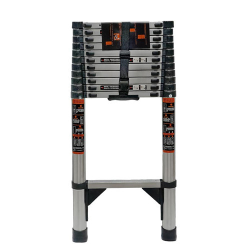 Лестница телескопическая 4.7м, приставная, нержавеющая сталь Киев - изображение 1