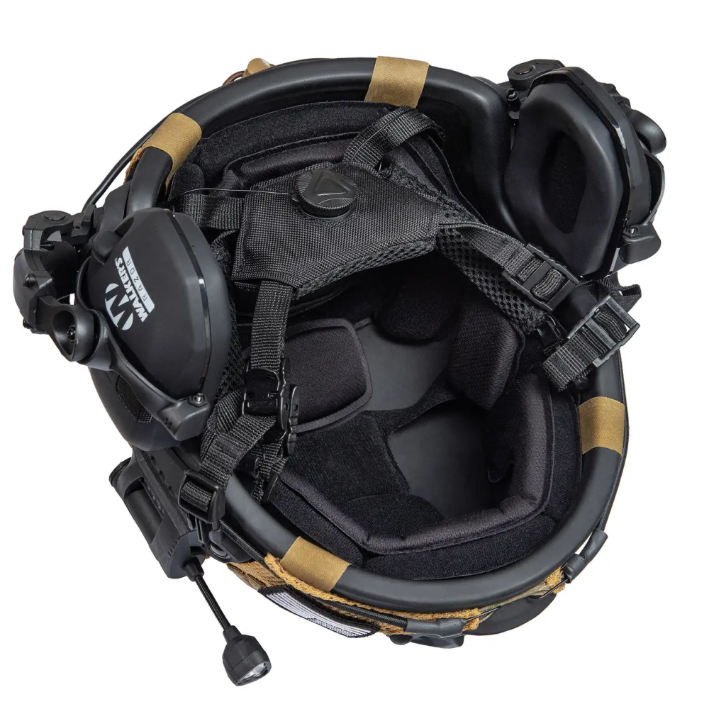 Шолом Fast Team Wendy Helmet NIJ IIIA + навушники Walkers Razor Slim + чебурашки + ліхтарик + кавер (XL) Вінниця - фото 4