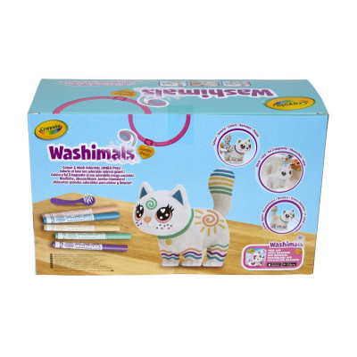 Набір для творчості Crayola Washimals Котик- велетень, з фломастерами 5 шт (74-7518) Вінниця - фото 5