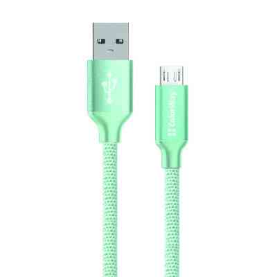 Дата кабель USB 2.0 AM to Micro 5P 1.0m mint ColorWay (CW-CBUM002-MT) Вінниця