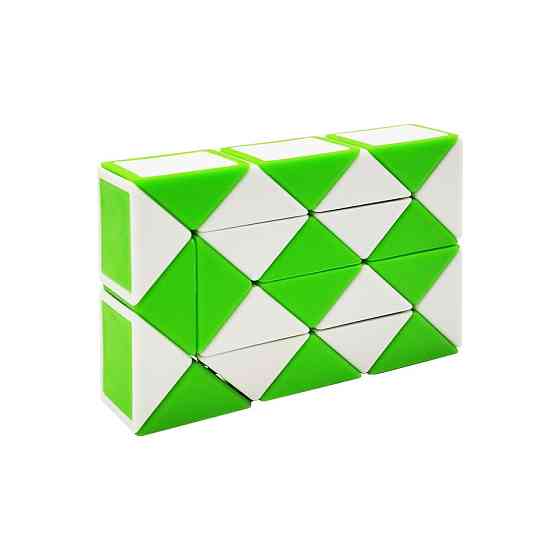 Гра-головоломка "Змійка Рубіка" Bambi 192(Green), зелений Вінниця