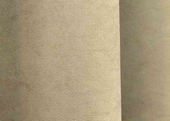 Шторная ткань микровелюр Petek YL цвет кремовый 1801ш Киев