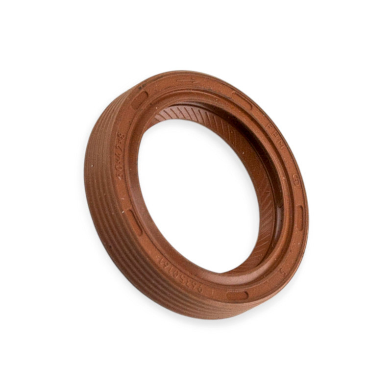 Сальник Ланос, Авео 1.5 передний малый (30х42х8) FPM обрезиненный красный КРТ коленвала Мукачево - изображение 1