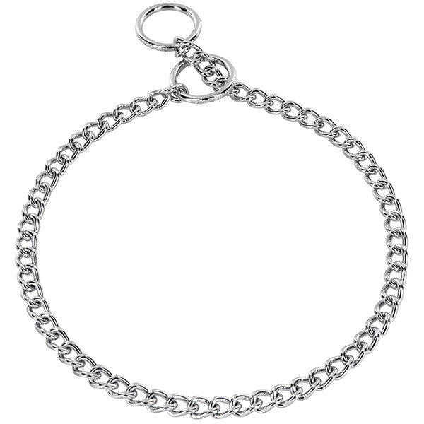 Sprenger Collar Round Narrow Link СПРЕНГЕР НАШИЙНИК для собак, коротка кругла ланка 3мм, хромована сталь Київ - фото 1