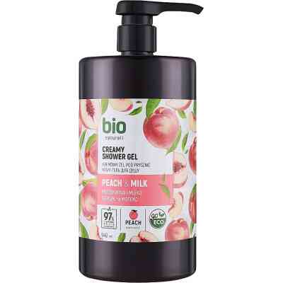 Гель для душа Bio Naturell Персик и молоко 946 мл (4820168434471) Винница