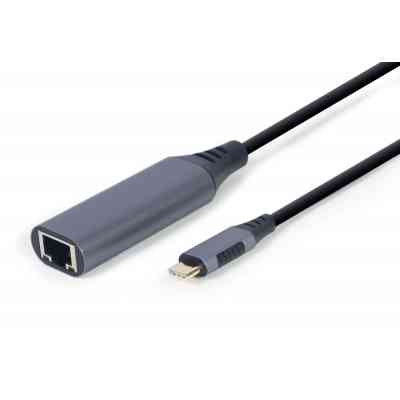 Адаптер USB-C to RJ45 Ethernet 1000Mbps Cablexpert (A-USB3C-LAN-01) Винница