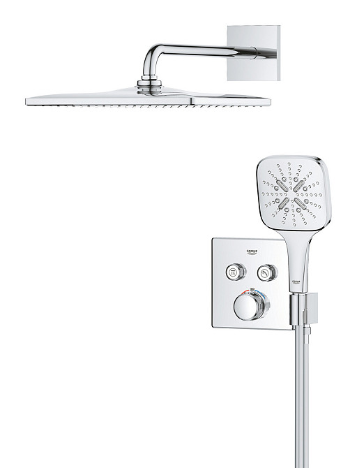 Душова система прихованого монтажу з термостатом Grohe Grohtherm SmartControl   ( 34865000 ) 33728 Харьков - изображение 2
