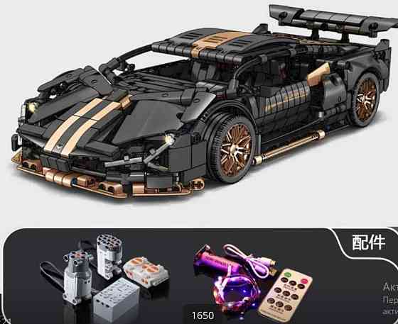 Конструктор LEGO, машинка на пульте управления + подсветка Porsche 911. Харьков