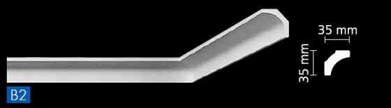 Потолочный плинтус 35х35х2000мм -B2- Днепр