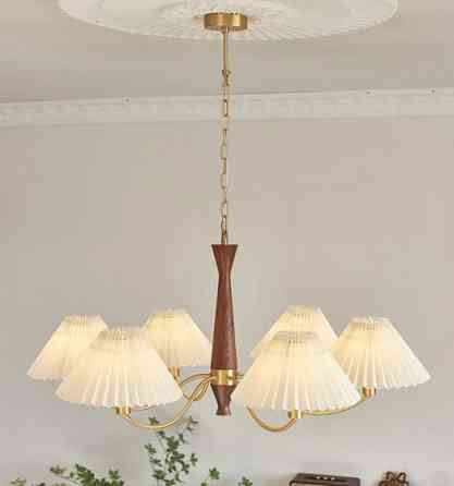 Люстра светодиодная потолочная 6912 Патриция (Золотистый) 6 плафонов Винница