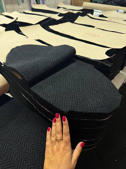 Твідовий жіночий костюм з піджаком та спідницею Чорний 42/46 Харків - фото 4