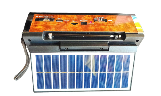 Радіоприймач на сонячній батареї FP-288-S із ліхтарем Київ