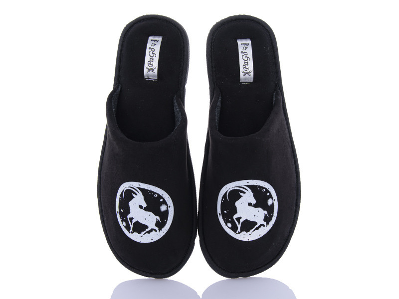 Капці Козеріг Знак зодіаку Чоловічі закритий носок Pago 22.12-19.01 чорний 45 Одеса - фото 2