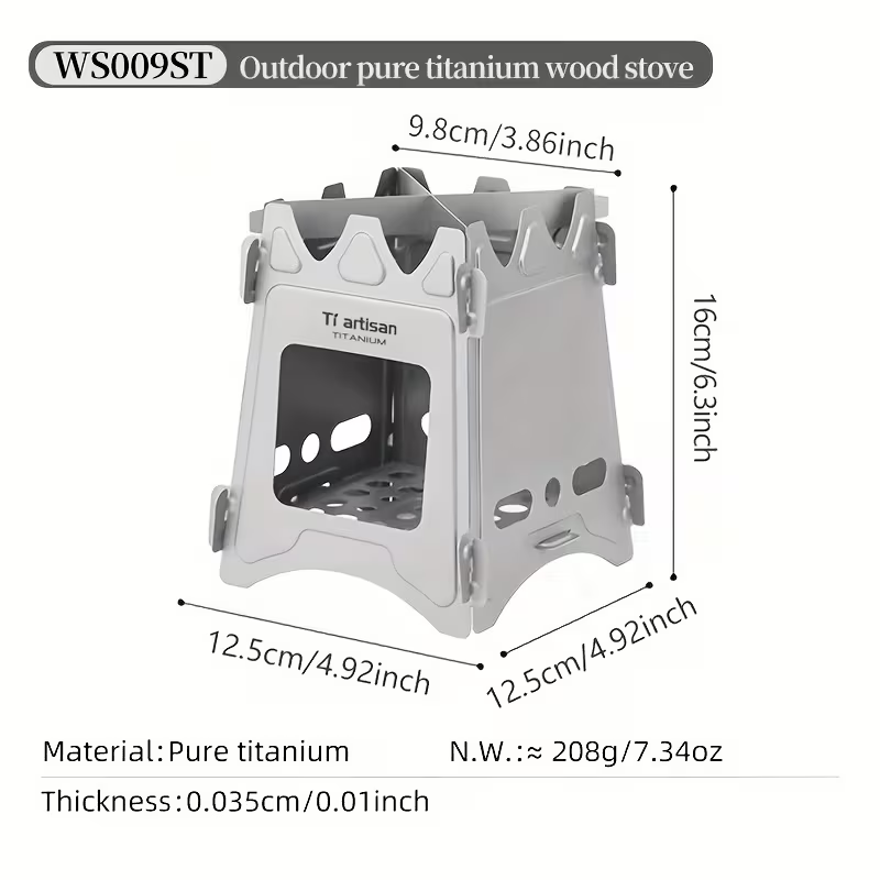 Піч титанова Tiartisan WS009STJL (щіпниця) Київ - фото 4