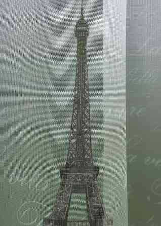 Тюль с принтом 