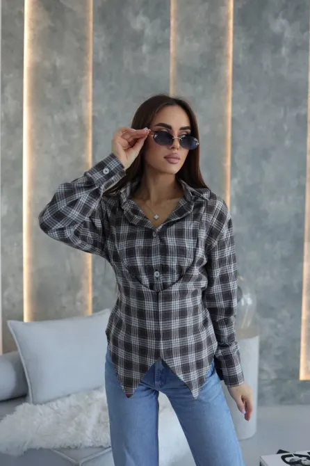 Жіноча сорочка з імітацією корсету Одеса - фото 17