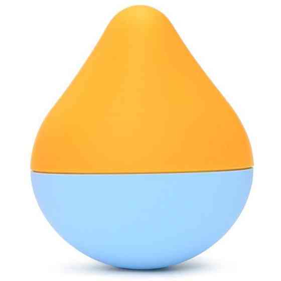Вибратор для клитора Iroha Mini, желто-голубой Sex Aura Киев