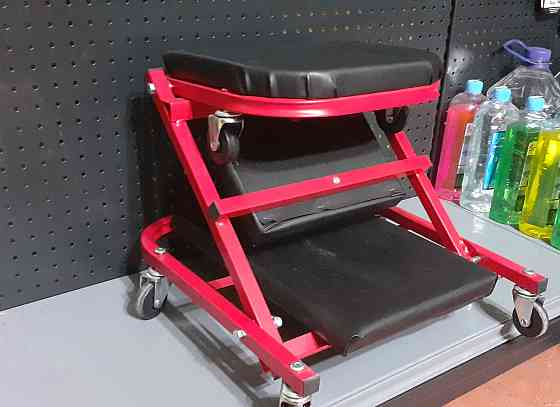 Лежак- стілець 2 в 1 автослюсаря підкатний для ремонту автомобіля на СТО автосервіса, майстерні YATO YT-08802 Чернігів