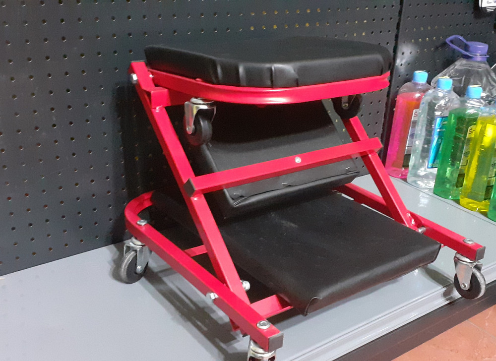 Лежак - стул автослесаря подкатной для ремонта автомобиля на СТО автосервиса, мастерской YATO YT-08802 Чернигов - изображение 6
