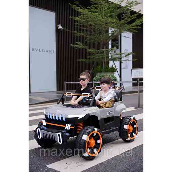 Электромобиль детский на аккумуляторе SP-8688 Электрический автомобиль для детей на пульте управлении белый Мостиска