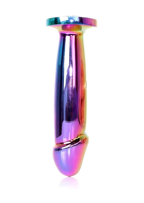 Анальна пробка - Jewellery Multicolour Penis Plug Clear M Sex Aura Київ - фото 6