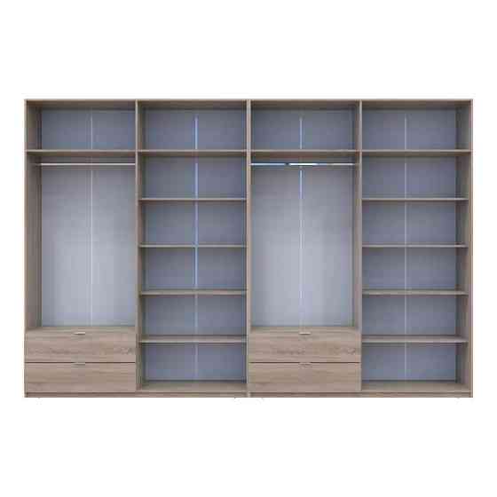 Шафа для одягу Doros Лукас Дуб сонома 4+4 ДСП 360х50х240 DRS-011712 (42005143) Львів