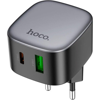 Зарядное устройство HOCO CS32A Rise 1xUSB-C PD20W + 1xUSB QC3.0 Black (6942007617451) Винница - изображение 3