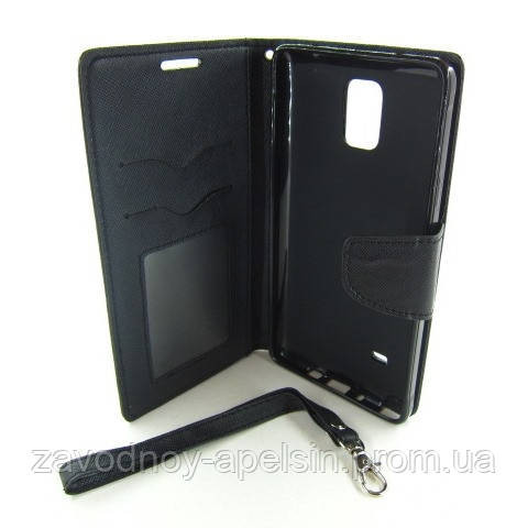 Чохол книжка Samsung N910 N9100 Note 4 Goospery чорний Одеса - фото 3