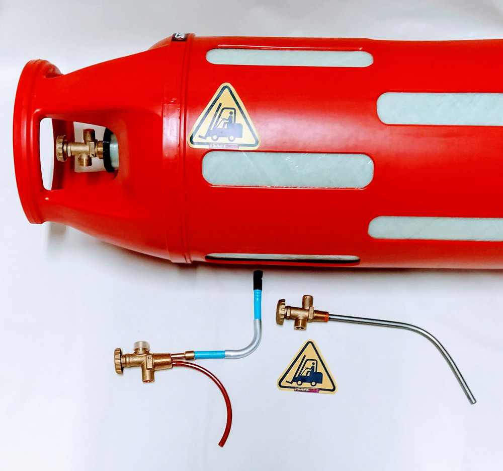 Газовий композитний балон 47 л для авто навантажувачів із запобіжним клапаном CАVAGNA Італія. Київ - фото 4