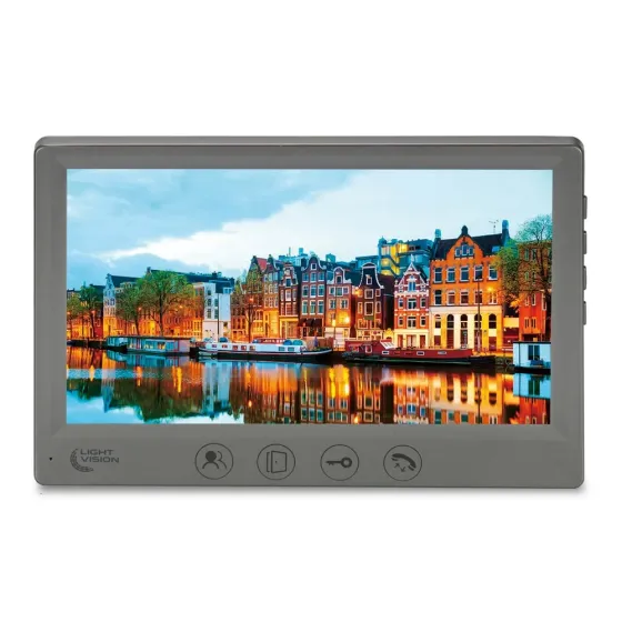 Відеодомофон 7" Light Vision AMSTERDAM FHD Grey (82-00237) Київ