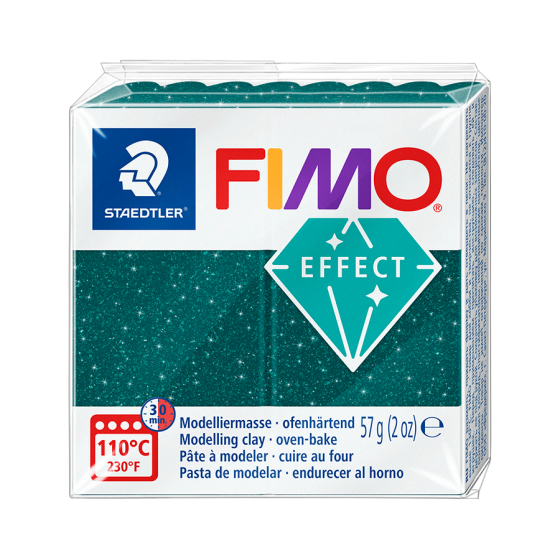 Пластика Effect зеленая галактика 57г Fimo Киев