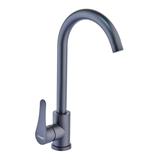 Кухонный смеситель Champion EZA-011 Black из нержавеющей стали (CH6152) Харьков