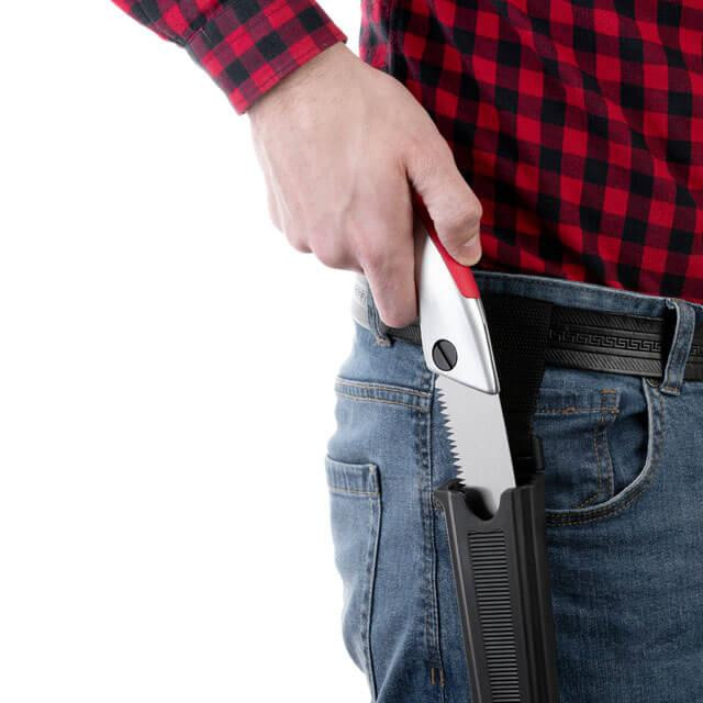 Ножівка садова пряма, 210 мм, з металевою ручкою, пластиковий чохол INTERTOOL HT-3145 Київ - фото 5