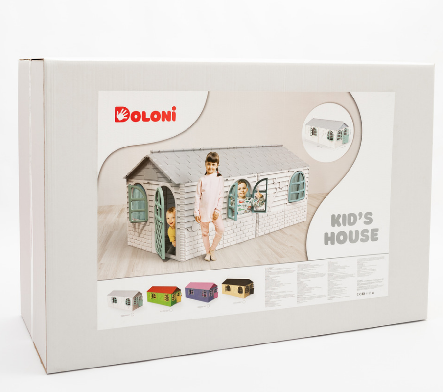 Детский игровой Домик со шторками 02550/23 пластиковый Винница - изображение 4