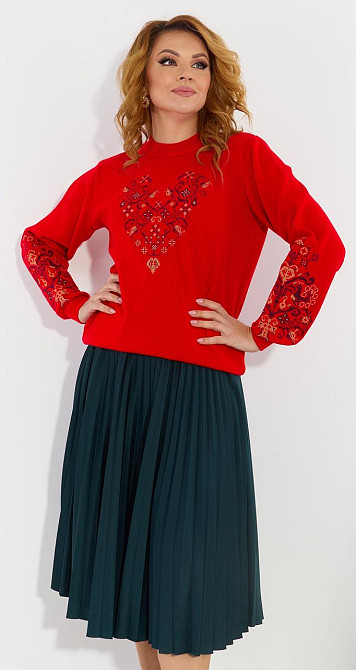 Свитер с вышивкой (46-48) Киев - изображение 1