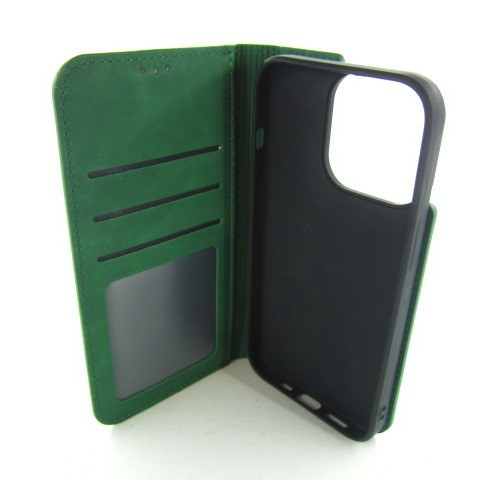 Чохол книжка iPhone 13 Pro Premium Case (зелений) Одеса - фото 10