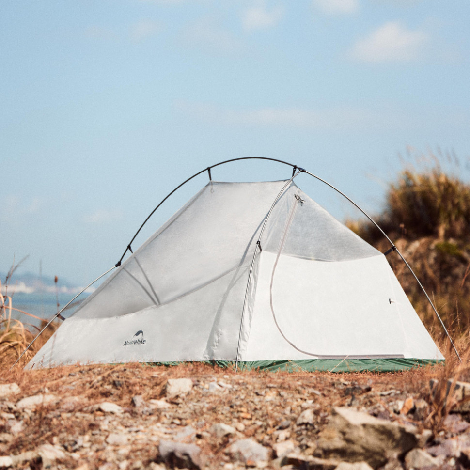 Намет надлегкий одномісний Naturehike Cloud Up Base 1 CNK2450WS032, зелений Київ - фото 8