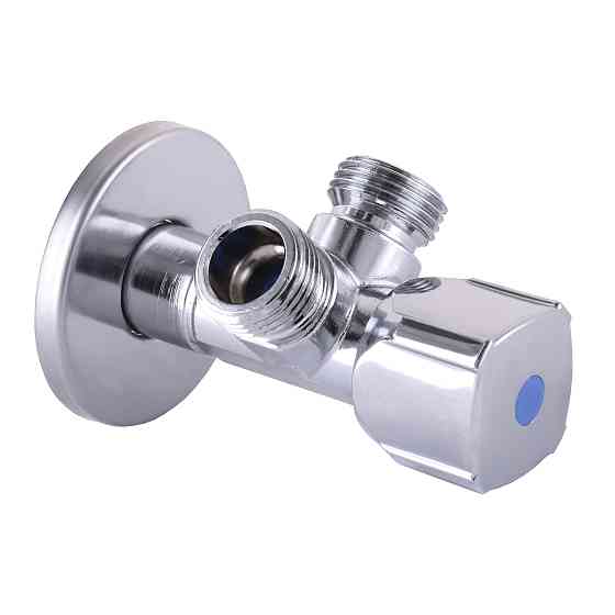 Кран кульовий кутовий подвійний SELBA 1/2″х 1/2″х1/2″ DOUBLE (SL1588) Тернопіль